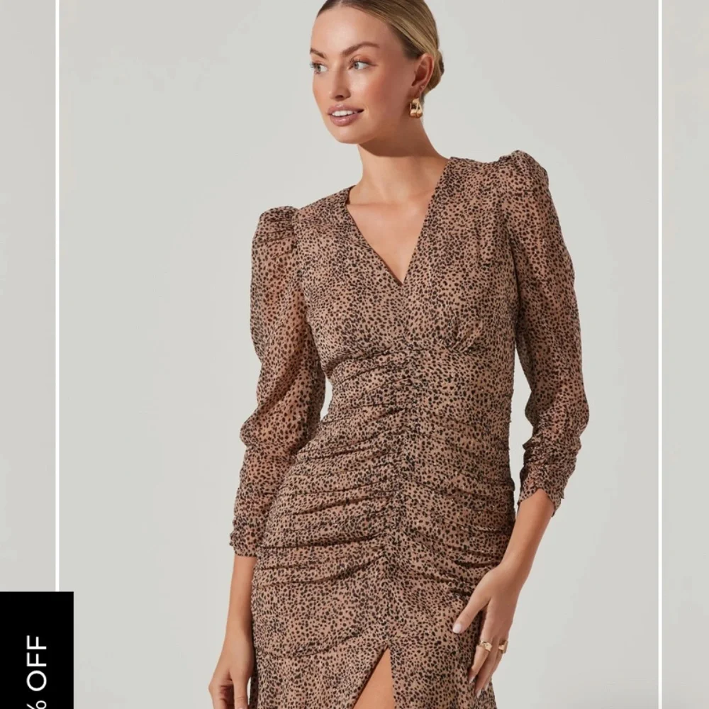 MEDINE ANIMAL PRINT MIDI DRESS - Picture 4 of 10